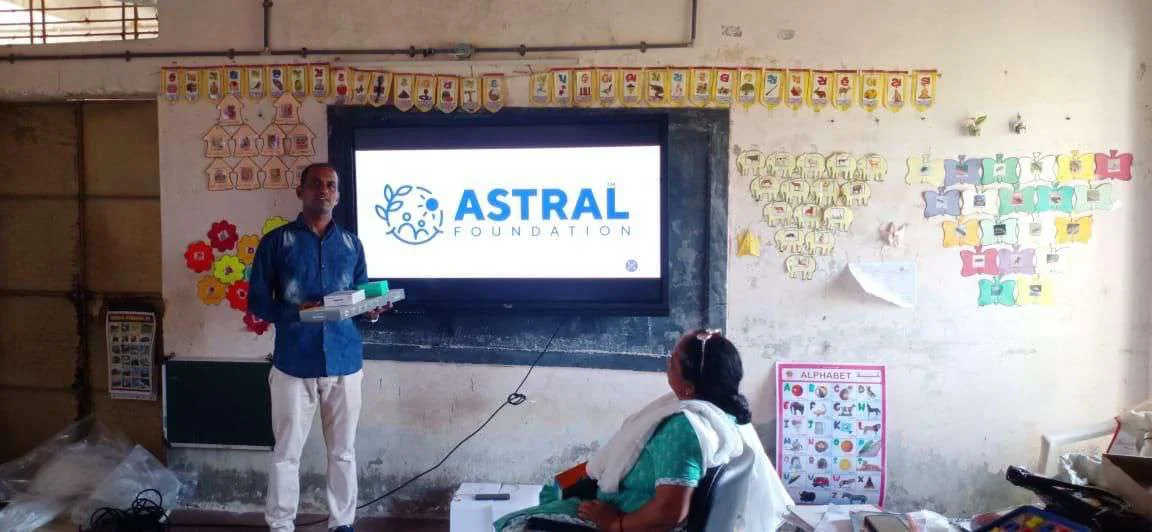 Astral Foundation Smart Classroom Project documented project photograph